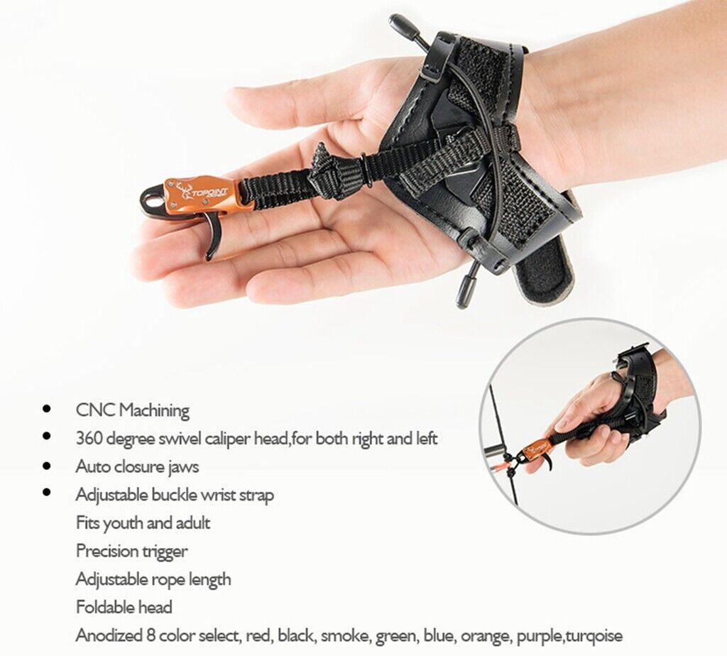 TP Compound Bow Release Aid for Compound Bow Hunting Bow 5 Colors