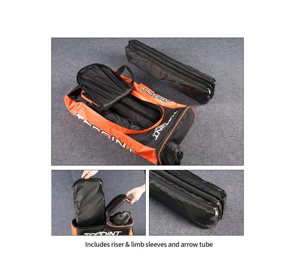 ARCHQUICK Recurve Bow Case Soft Bag with Quiver 4 Colors